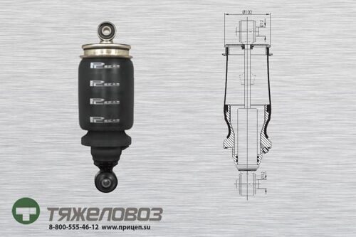 Амортизатор кабины МАN 85417226006 (P20.3104.RA)